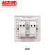 EASI SWITCH ACSON AS021 2 GANG 1 WAY 16AX 250V