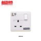 EASI SWITCH/SWITCH SOCKET ACSON ASS13A SINGLE POLE 13A BS 250V