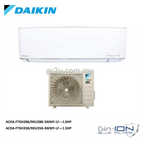 DAIKIN WALL MOUNTED  SMARTO WIFI INVERTER  R32 (GIN ION) AIR CONDITIONER