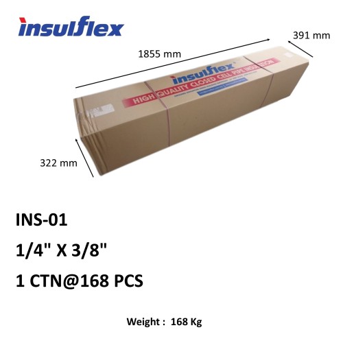 INSULATION 1/4" X 3/8" ( INSULFLEX )