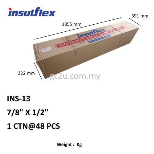 INSULATION 7/8" X 1/2" ( INSULFLEX )