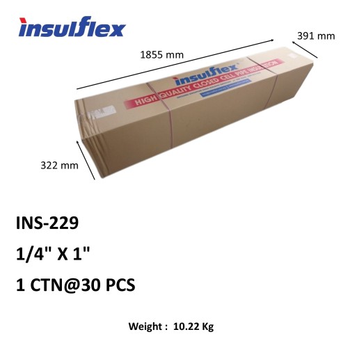 INSULATION 1/4" X 1" ( INSULFLEX )