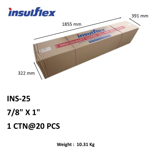 INSULATION 7/8" X 1" ( INSULFLEX )