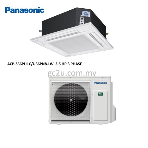 PANASONIC S19PU1H5C/U19PN1H5-1 CASSETTE 2.0HP-5.0 HP NON-INVERTER R32 1 PHASE & 3 PHASE NANOEX