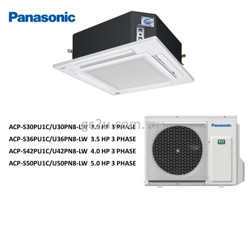 PANASONIC S19PU1H5C/U19PN1H5-1 CASSETTE 2.0HP-5.0 HP NON-INVERTER R32 1 PHASE & 3 PHASE NANOEX