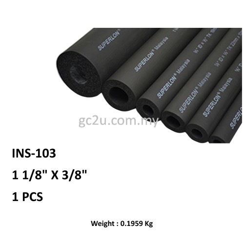 INSULATION 1 1/8" X 3/8" (SUPERLON) HD