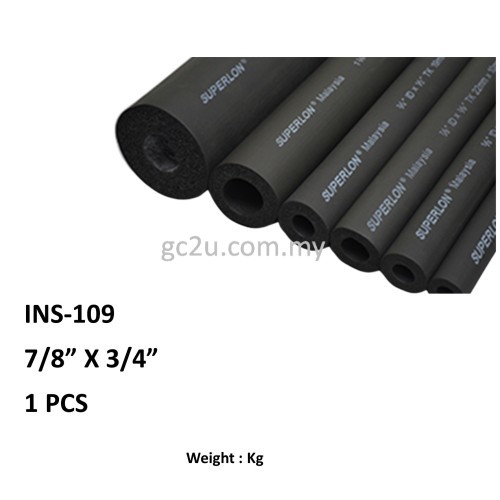 INSULATION 7/8" X 3/4" ( SUPERLON )