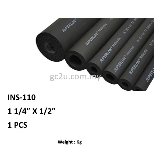 INSULATION 1 1/4" X 1/2" ( SUPERLON )