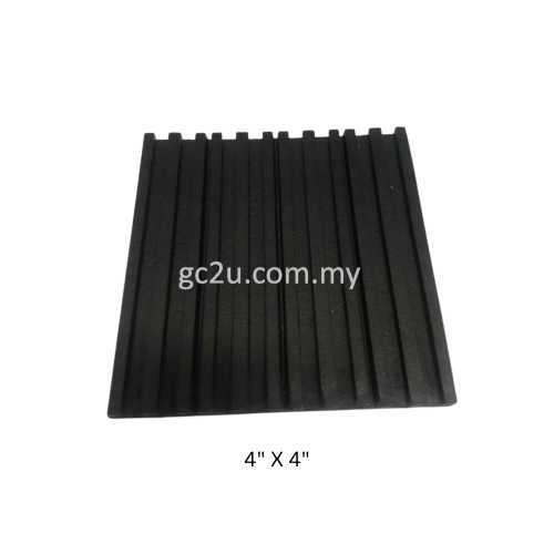 RUBBER PAD 4" X 4"