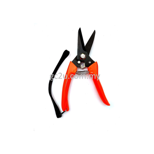 T-PRUNING SHEARS TIGER (TAIWAN) - ORANGE HANDLE