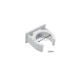 SADDLE CLIP PVC (25MM) WHITE