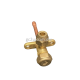 SERVICE VALVE 1/4" AIR-COND OUTDOOR ALC09/10C/10CN R22 R50059029814 / R50059037335 (STRAIGHT)